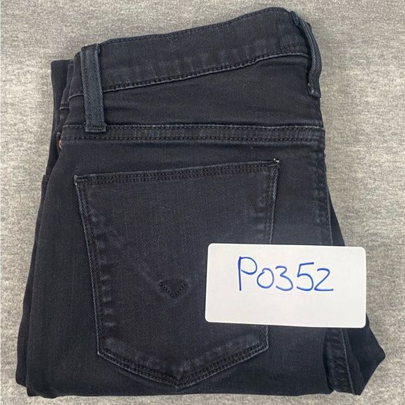 Hudson Jeans Womens Black Straight Skinny Leg Jeans‎ Size 28 - Picture 11 of 11